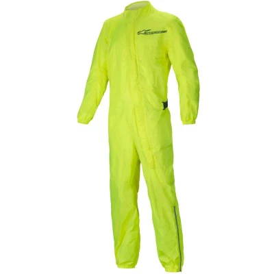 Alpinestars Hurricane Rain 2 fluo žlutá nepromokavá kombinéza