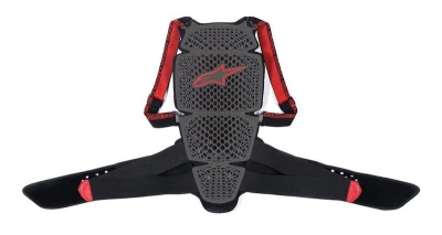Alpinestars Nucleon KR-CELL černo-šedo-červený páteřový chránič