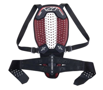 Alpinestars Nucleon Plasma černo-bílo-červený páteřový chránič