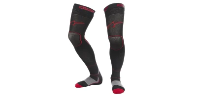 Alpinestars MX černo-červené ponožky pod ortézy