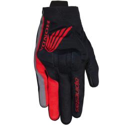 Alpinestars Rukavice na motorku Reef V2 kolekce Honda černo-červeno-šedé