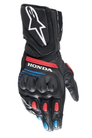 Alpinestars SP-8 černo-červeno-modré rukavice na motorku