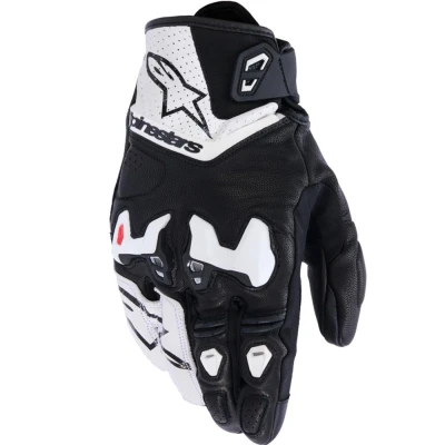 Alpinestars SP-R TECH bílo-černé rukavice na motorku