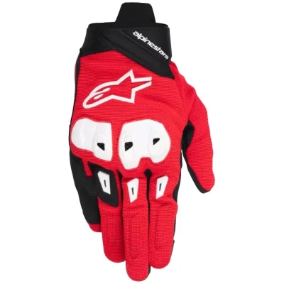 Alpinestars SP X 1 červeno-černo-bílé rukavice na motorku