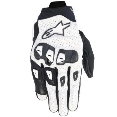 Alpinestars SP X 7 bílo-černé rukavice na motorku