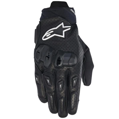 Alpinestars SP X 7 černo-bílé pánské rukavice na motorku