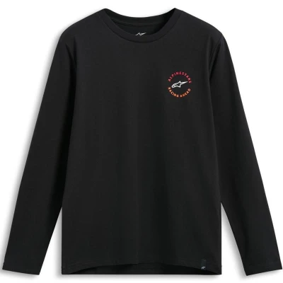 Alpinestars True CSF černé pánské tričko s dlouhým rukávem