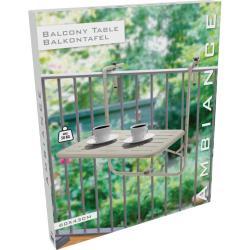 Ambiance Balkonový stůl 60 x 43 x 70 cm béžový