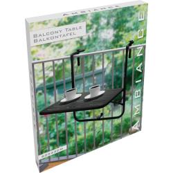 Ambiance Balkonový stůl 60 x 43 x 70 cm černý