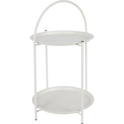 Ambiance Odkládací stolek kovový 66 cm bílá Ambiance Odkládací stolek kovový 66 cm bílá