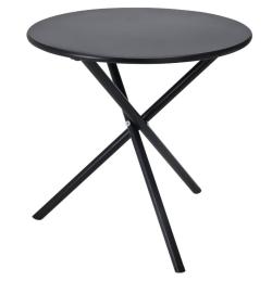 Ambiance Zahradní stůl kulatý kovový 48 x 48 cm černá Ambiance Zahradní stůl kulatý kovový 48 x 48 cm černá