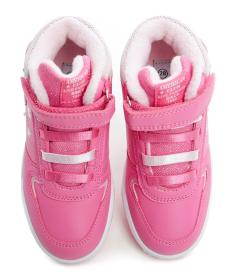American Club ES162-24 ružové dievčenské zimné blikajúce topánky