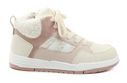 American Club ES198 světle béžové dětské zimní boty