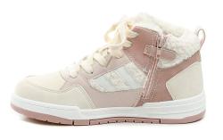 American Club ES198 světle béžové dětské zimní boty