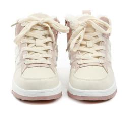 American Club ES198 světle béžové dětské zimní boty