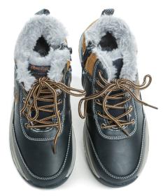 American Club ES46-19 modré zimní dětské boty