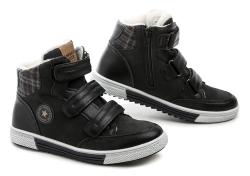 American Club GC19-21 černé dětské zimní boty