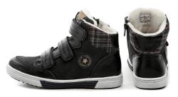 American Club GC19-21 černé dětské zimní boty