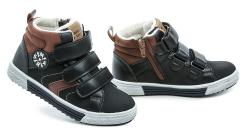 American Club GC20-21 čierne detské zimné topánky