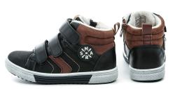 American Club GC20-21 čierne detské zimné topánky