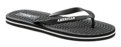 American Club NH110-23 čierne pánske žabky