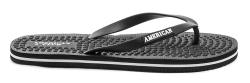 American Club NH110-23 černé pánské žabky