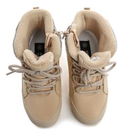 American Club SN86-25 béžové dětské zimní boty