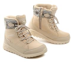 American Club SN86-25 béžové dětské zimní boty
