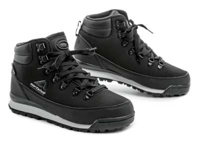 American Club WT61-23 černé zimní softshell boty