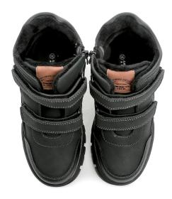 American Club XD137 černé dětské zimní boty