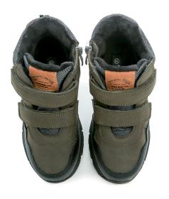 American Club XD141 khaki detské zimné topánky