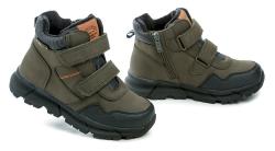 American Club XD141 khaki detské zimné topánky