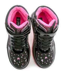 American Club XD149 čierne detské zimné topánky