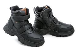 American Club XD158 čierne detské zimné topánky