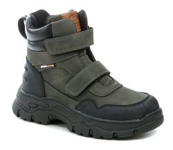 American Club XD158 khaki detské zimné topánky