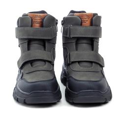 American Club XD158 khaki dětské zimní boty