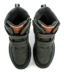 American Club XD158 khaki dětské zimní boty