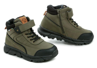 American Club XT142-24 khaki zimní boty