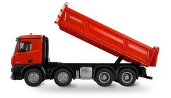 Amewi Mercedes-Benz Arocs 8x4/4 4WD 1:18 RTR červený + sleva 400,- na příslušenství