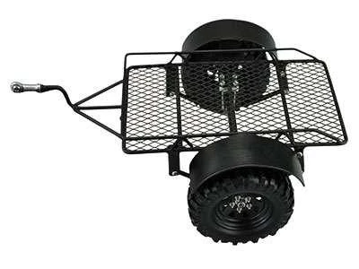 Amewi černý přívěs s mřížkovou podlahou pro RC crawlery