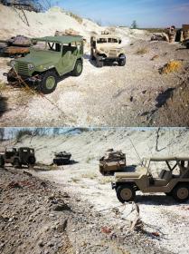 Amewi RC americký jeep M151 1:14 zelená