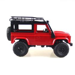 D90 Rock Crawler Defender 1:12, 4WD, 2,4 GHz, LED, 100% RTR, červená