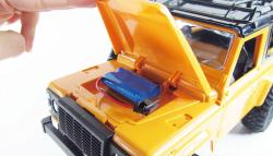 D90 Rock Crawler Defender 1:12, 4WD, 2,4 GHz, LED, 100% RTR, žlutá