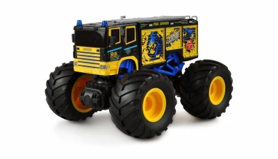 AMEWI RC auto Monster Fire Truck 1:18, RTR žlutý AMEWI RC auto Monster Fire Truck 1:18, RTR žlutý