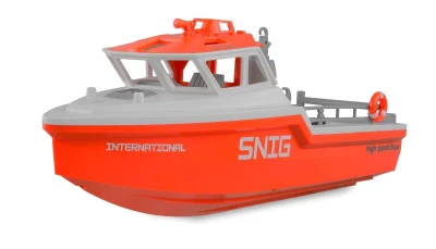 Amewi RC bezkomutátorový záchranný člun Snig 32 cm RTR bílooranžový Amewi RC bezkomutátorový záchranný člun Snig 32 cm RTR bílooranžový