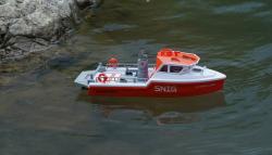 Amewi RC bezkomutátorový záchranný člun Snig 32 cm RTR bílooranžový