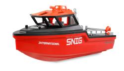 Amewi RC bezkomutátorový záchranný člun Snig 32 cm RTR černočervený