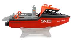 Amewi RC bezkomutátorový záchranný člun Snig 32 cm RTR černočervený