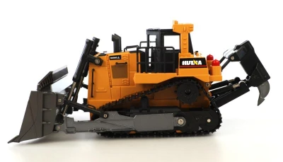 Amewi RC buldozer s funkční radlicí a zadním drapákem 1:16, zvuky, LED