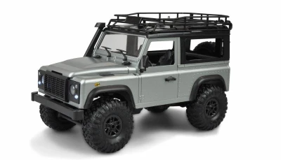 Amewi RC crawler D90 Defender prporcionální, 1:12 stříbrná